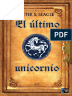 El Ultimo Unicornio Ed. 40 Ani Peter S. Beagle