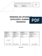 Memoria Del Sistema de Deteccion y Alarma de Incendios