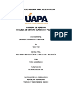 Foro Academico Gestión de Conflictos y Mediación