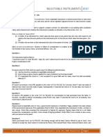 Negotiable Instruments: Chapter 2 Consideration (Sec. 24 - 29)