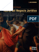 Teoría Del Negocio Jurídico - Instrumento de Disposición de Intereses Personales Familiares y Patrimoniales