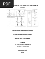 Automatización de La Subestación Didactica de Tecsup