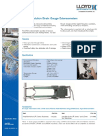 Stga High Resolution Strain Gauge Extensometers: Features