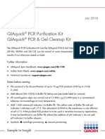 Qiaquick PCR Purification Kit Qiaquick PCR & Gel Cleanup Kit