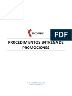 Procedimiento de Entrega de Promociones