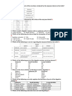 Digestion Test Biology