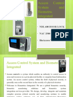 NDL 600 Door Lock Nac 2500 Bioaccess V2