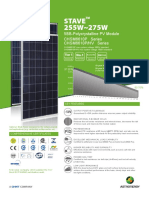 DataSheet - 255-275-Poly (CHSM6610P Series)