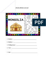 Revision Topic 5 Read The Passage Again - Find The Difficults Words and Answers The Questions