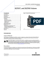 Fisher 2625, 2625SST, and 2625NS Volume Boosters: Scope of Manual