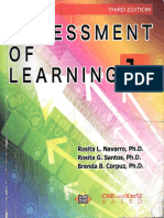 TEXTBOOK - Assessment of Learning 1