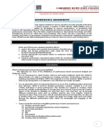 Lesson 5 What and Why of Performance Assessment