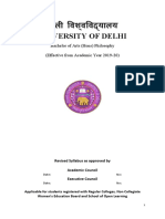 Httpdu - Ac.inuploadsrevi Syll 1908201919082019 BA20Hons20Philosophy20Booklet PDF