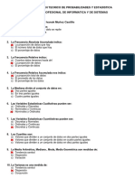 Primer Examen Teorico de Probabilidades y Estadistica