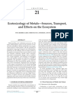 Chapter 21 - Ecotoxicology of Metals Sources Tran - 2015 - Handbook On The Toxi