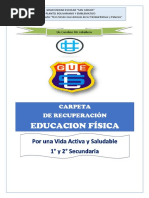 GUE SAN CARLOS 1 Y 2 Carpeta de Recuperación Educación Física