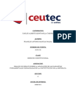 Ensayo Sobre La Aplicación de Las Garantías Fundamentales Consagradas en La Contstitución de La República