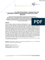 EFSA Journal - 2020 - Safety Evaluation of The Food Enzyme Amylase From The Genetically Modified Pseudomonas