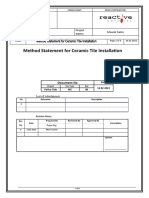 MS For Ceramic Tile Installation