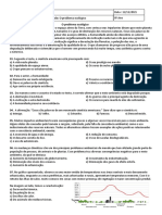 8º A - Atividade - O Problema Ecológico