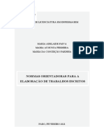 Normas Elaboracao e Apresentacao de Trabalhos Escritos