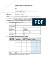 Informe Mensual - Equipo Técnico