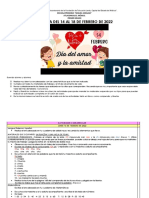 Actividades Del 14 Al 18 de Febrero