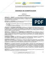 Zonificacion Ordenanza Sobre Ciudad de Guanare Emilio Flores