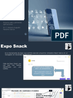 2 React Native - Snack y Primeras App
