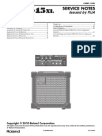 Roland Cube 15XL (2010) Service Manual