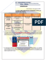 Comunicado para Padre de Familia II Semestre