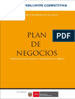 Weinberger Villarán, K. (2009) Plan de Negocios