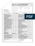 Check List Unidad de Transporte Batea Cmdic