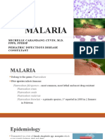 Malaria: Michelle Carandang-Cuvin, M.D. FPPS, Fpidsp Pediatric Infectious Disease Consultant