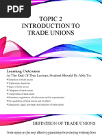 TOPIC 2 Introduction To Trade Unions