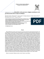 Influencia de Los Paleosuelos en Los Procesos Exógenos Modernos en La Porción Noreste de La Cuenca de México