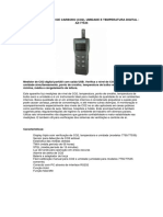 Medidor CO2 AZ 77535 Data Sheet