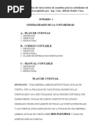 Plan, Codificacion y Manual de Cuentas