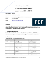 Technical Protocol of The Force Key Comparison CCM.F-K23 Mesurand Force200 N and 500 N