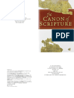 Bruce, F. F. - The Canon of Scripture