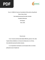 Trastorno Generalizado Del Desarrollo No Especificado Tarea 1