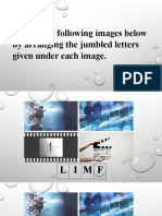 Identify The Following Images Below by Arranging The Jumbled Letters Given Under Each Image