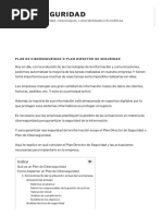 Plan de Ciberseguridad o Plan Director de Seguridad - Ciberseguridad