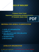 Basics of Biology: Professor Vishal Trivedi Department of Biosciences and Bioengineering, IIT Guwahati, Assam, India