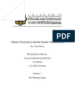 Islamic Economics and The Islamic Sub Economy