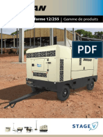 Fiche Compresseurs Mobiles Doosan CE 9-305 + 9-275 + 12-255 + 17-245 + 21-225