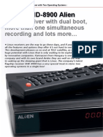 Amiko SHD-8900 Alien: Linux Receiver With Dual Boot, More Than One Simultaneous Recording and Lots More