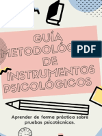 Titulo Guía Metodológica de Instrumentos Psicológicos