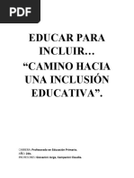 Educar para Incluir