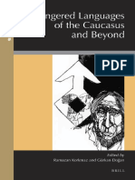 Ramazan Korkmaz, Gürkan Doğan, Endangered Languages of The Caucasus and Beyond (2017)